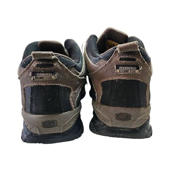 SKECHERS Work Men's Soft Stride Canopy High Top Athletic Composite Toe Shoes Siz - Picture 2 of 10